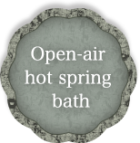 Open-air hot spring bath